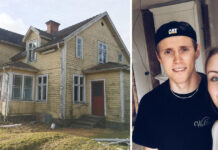 Lisa och Gusten köpte ett ödehus och renoverade det till sin drömvilla – nu visar paret insidan!